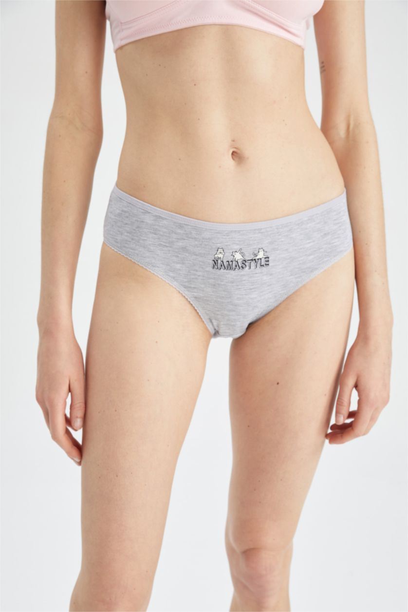 نساء ميلانج رمادي سروال داخلي من Fall In Love - قطعتين