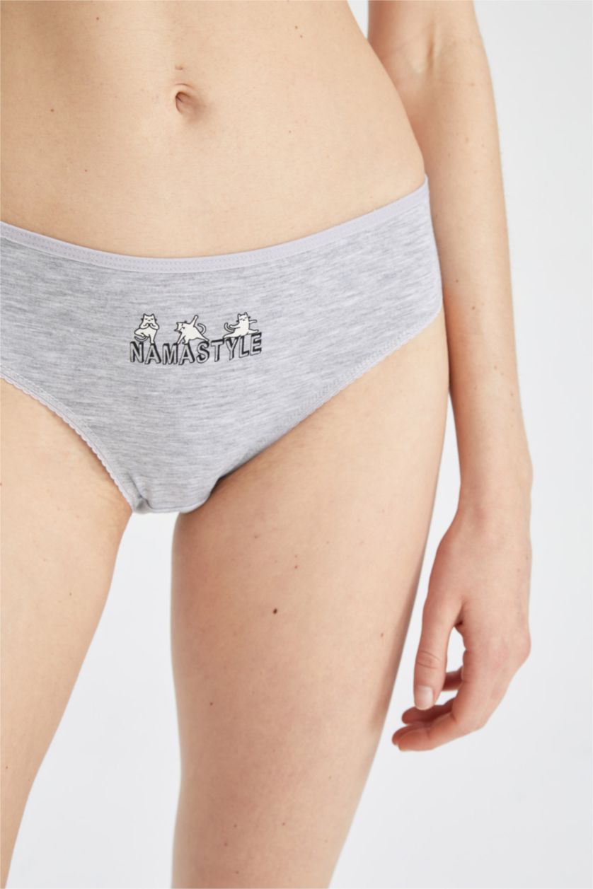 نساء ميلانج رمادي سروال داخلي من Fall In Love - قطعتين