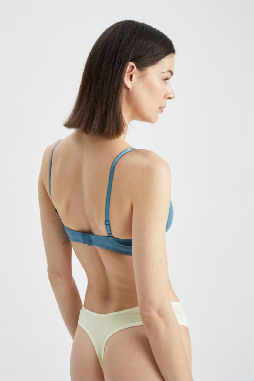 نساء أخضر حمالة صدر بيزيك فارغة مبطنة