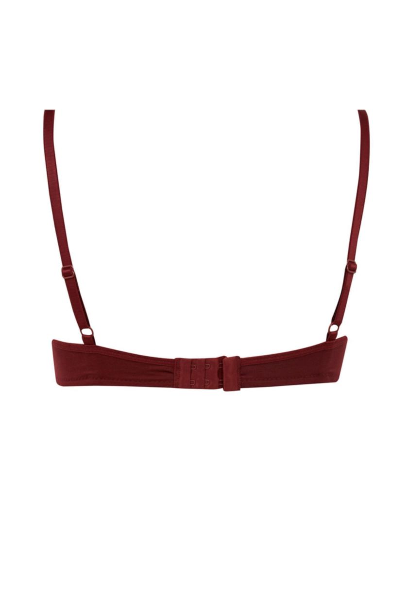 WOMAN Bordeaux Fall in Love Padded Cotton Bra