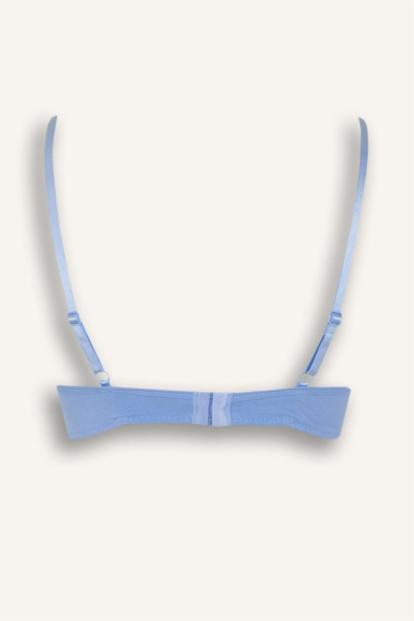 Kadın Mavi Pamuklu Comfort Pedli Bra