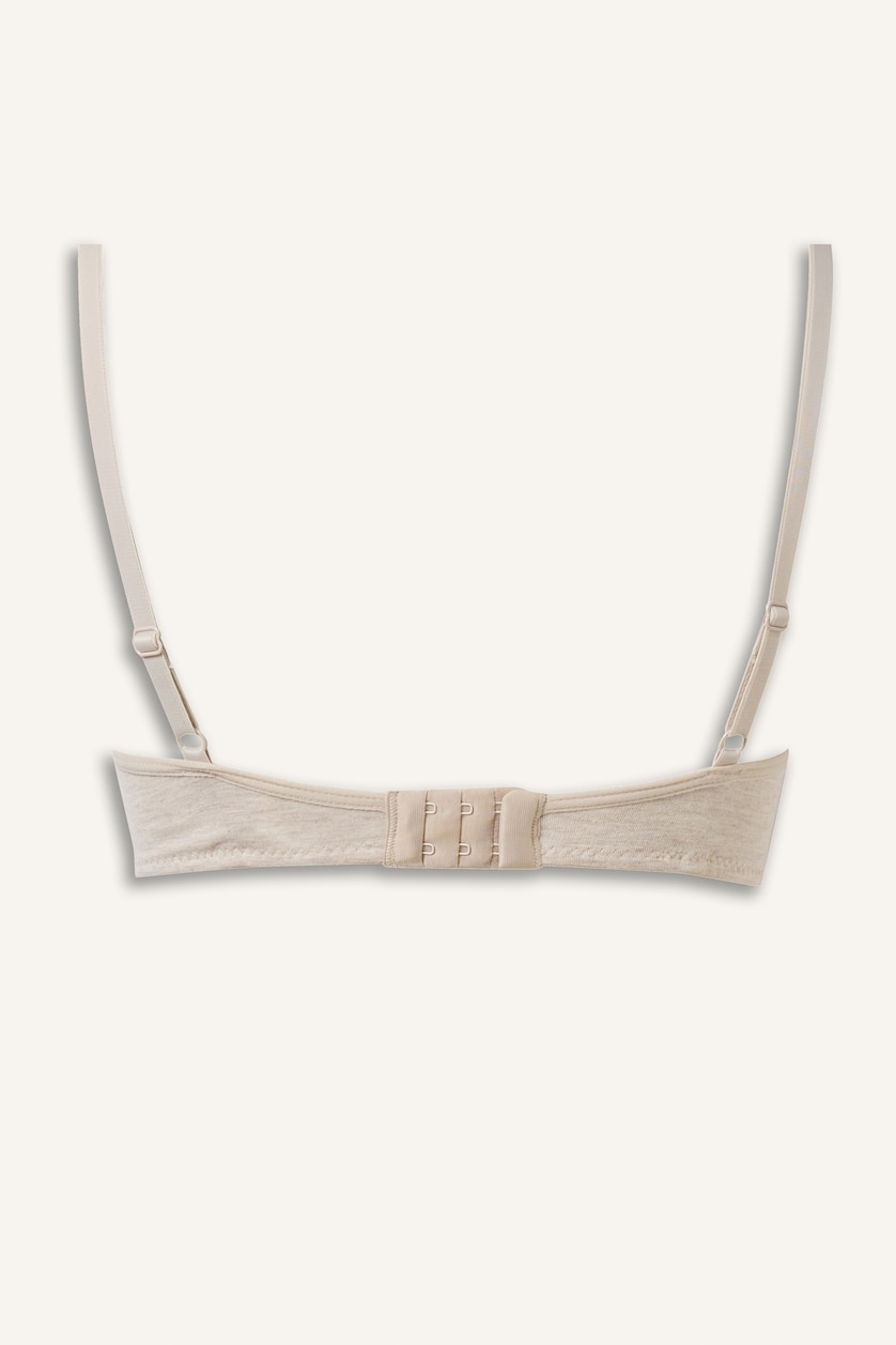 Women Beige Melange With Pad