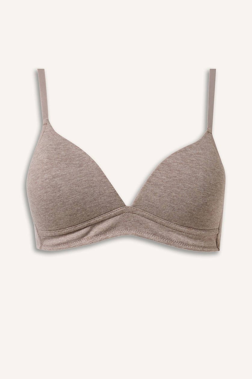 Women Light Brown Melange With Pad