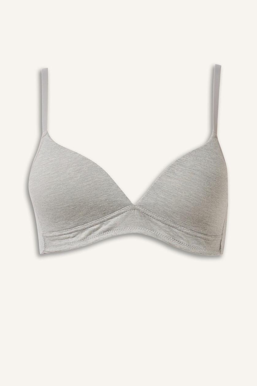 Women Grey Melange With Pad