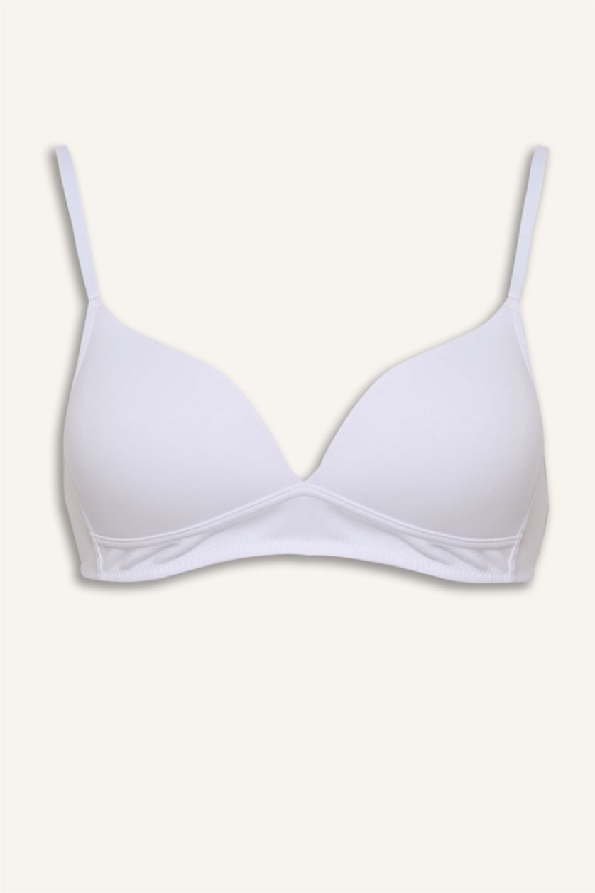 نساء أبيض حمالة صدر برا قطن مفصل بالدانتيل