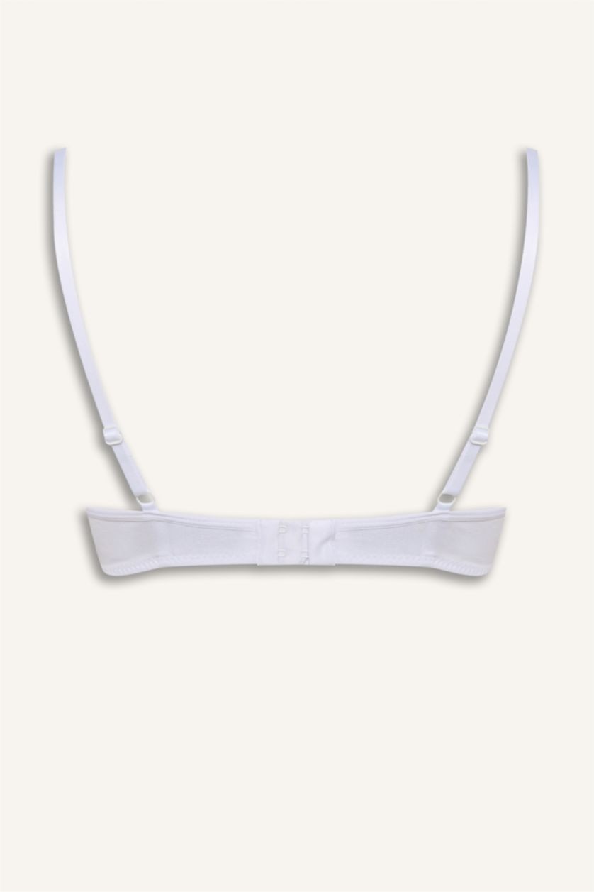 نساء أبيض حمالة صدر برا قطن مفصل بالدانتيل