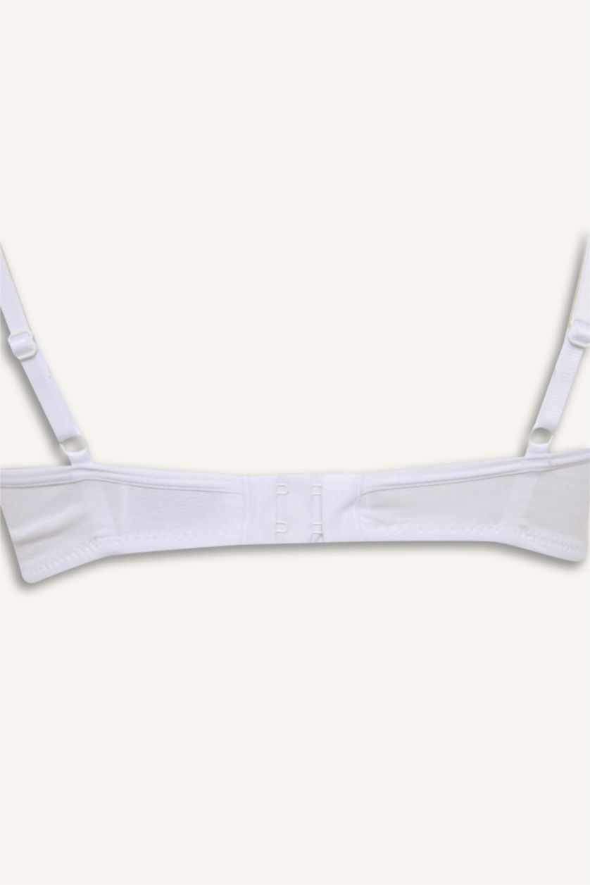 نساء أبيض حمالة صدر برا قطن مفصل بالدانتيل