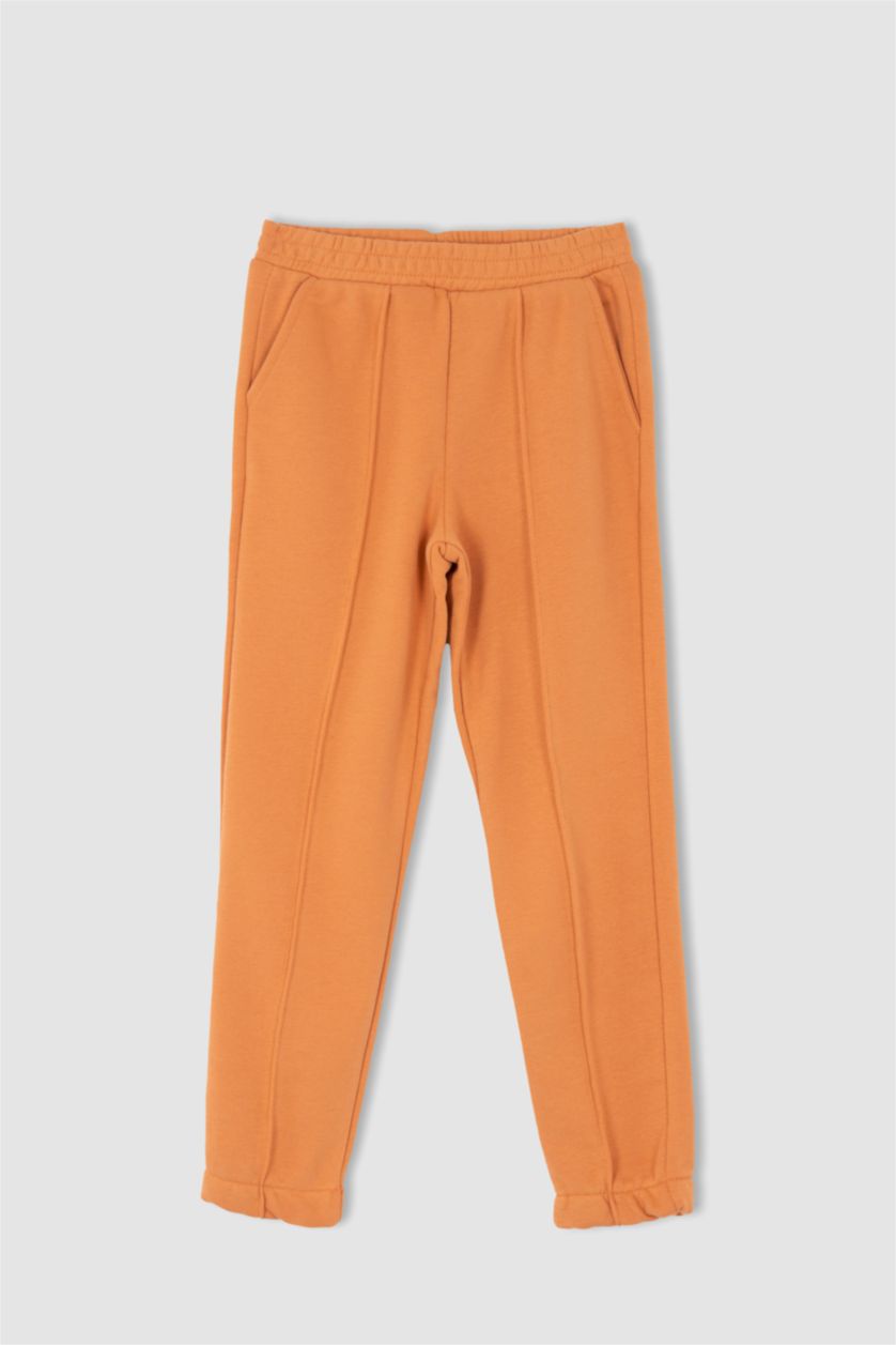 Kız Çocuk - Genç Kız Turuncu Kız Çocuk Okul Eşofman Altı