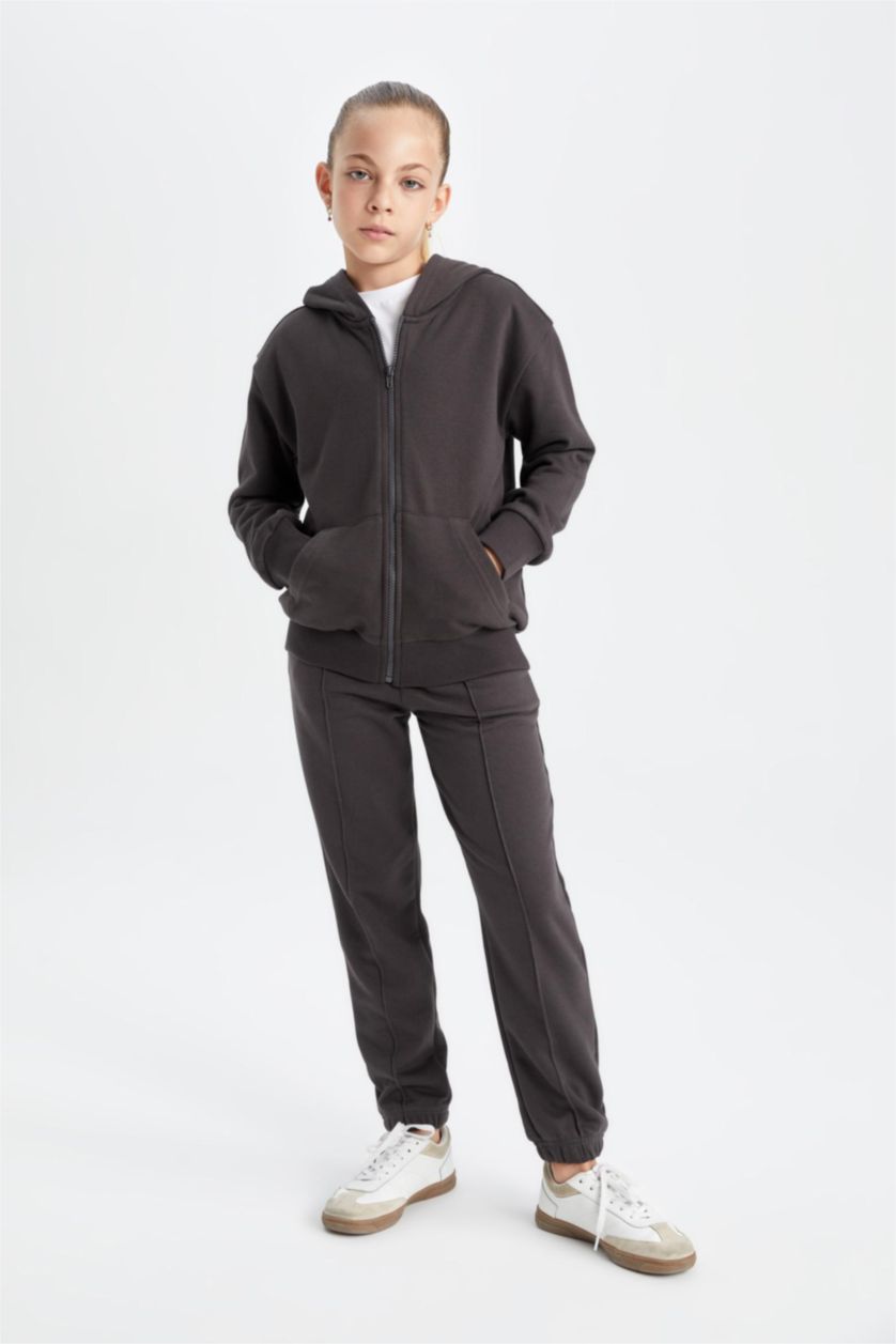 بنات أنثرا سروال جوجر للمدرسة بناتي قصة عادية