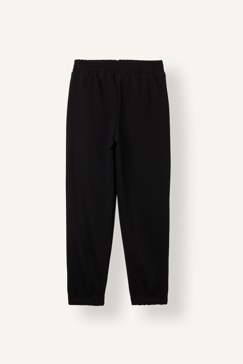 Girls & Teens Black Girl Elastic Waist Pocket Jogger Sweatpants