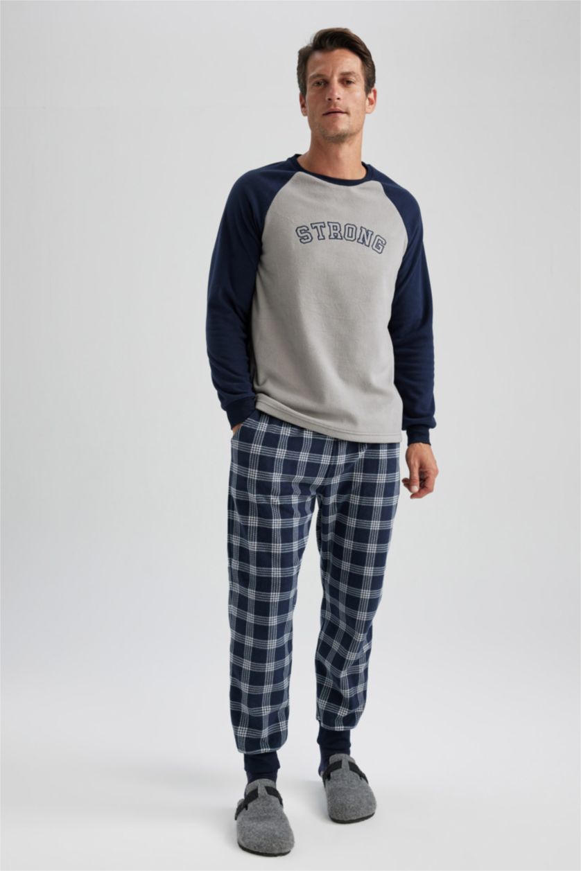 HOMME Marin Ensemble En Tricot Polaire 2