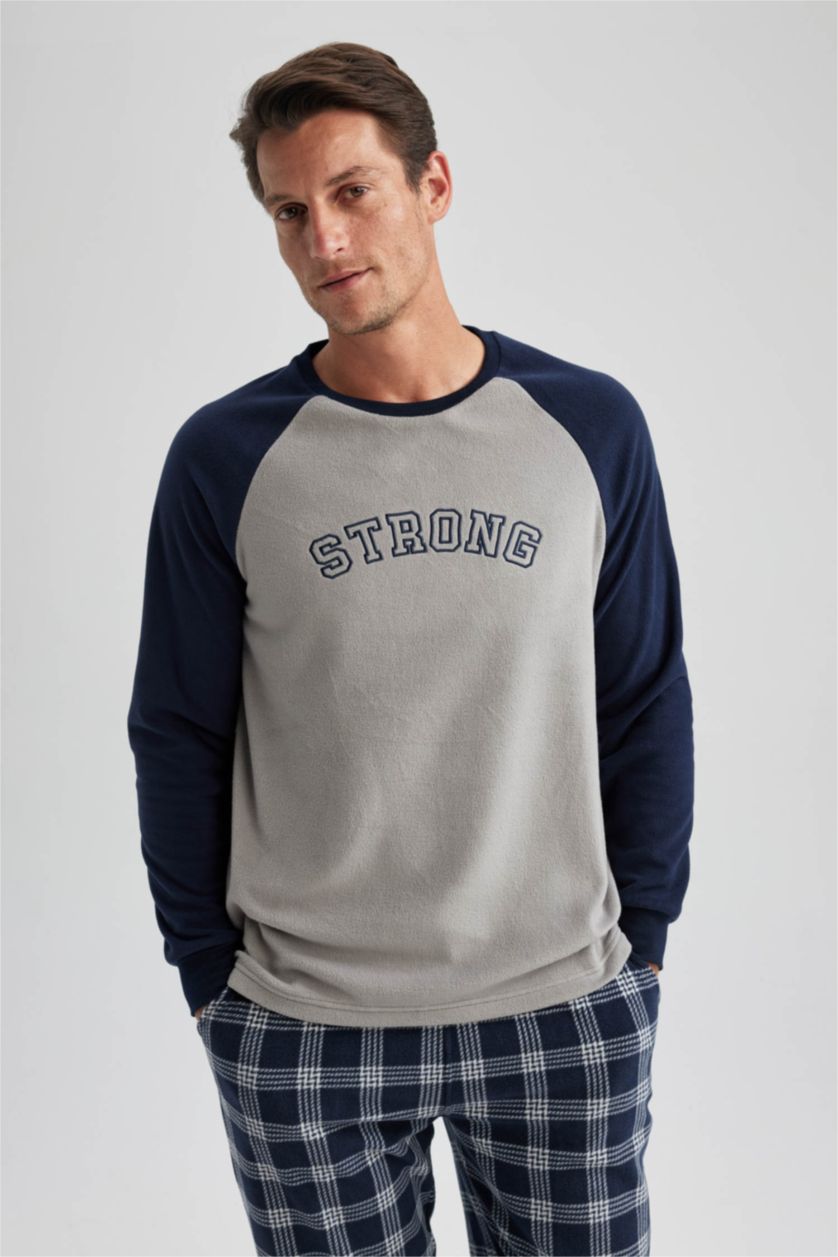 HOMME Marin Ensemble En Tricot Polaire 2