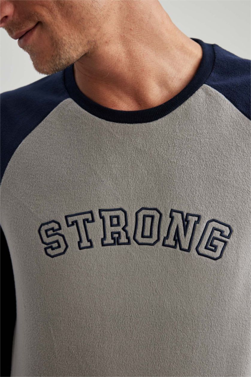 HOMME Marin Ensemble En Tricot Polaire 2