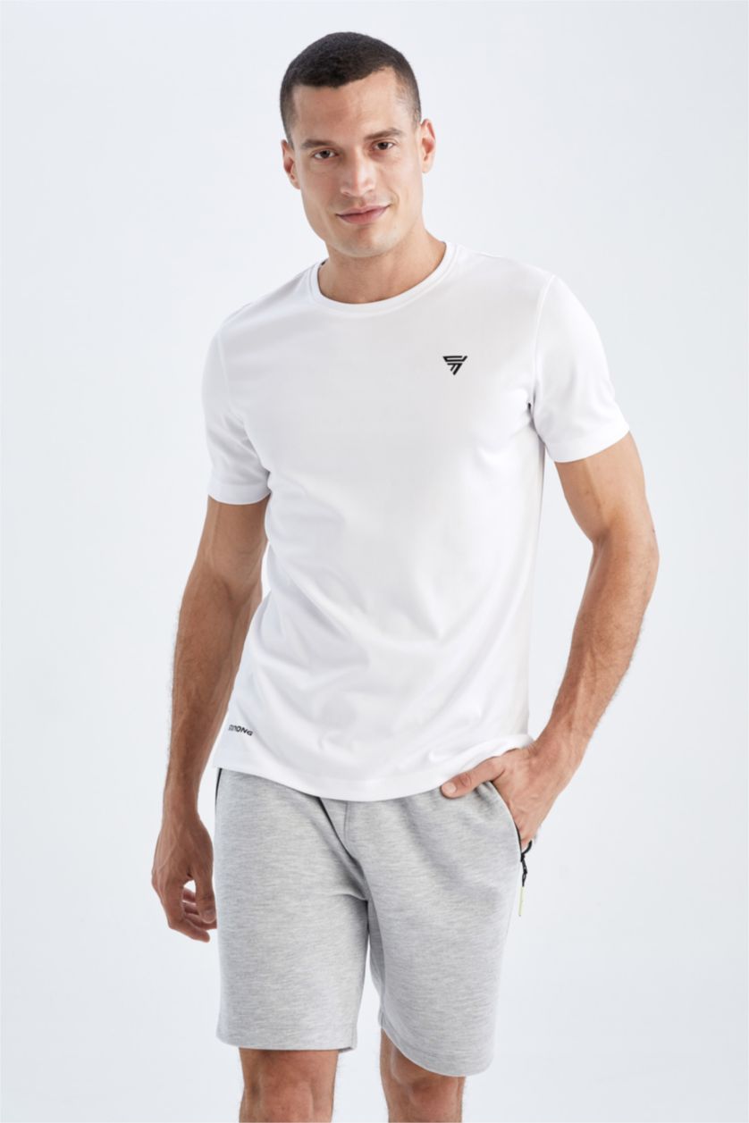 HOMME Gris Short Coupe slim raccourcie