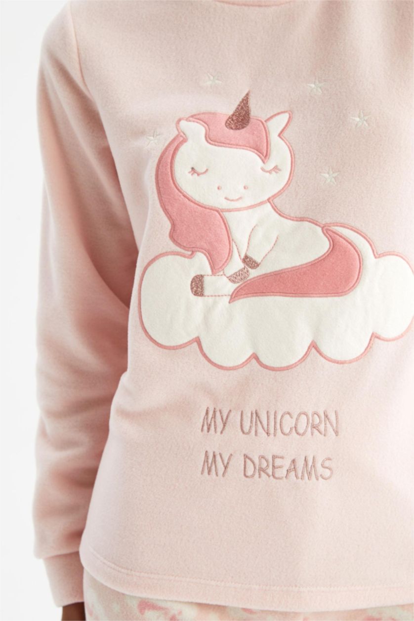 FEMME Orange Ensemble En Tricot Polaire 2