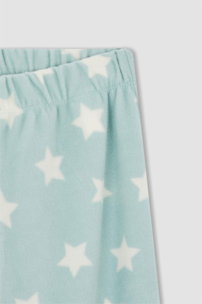 FEMME Bleu Ensemble En Tricot Polaire 2