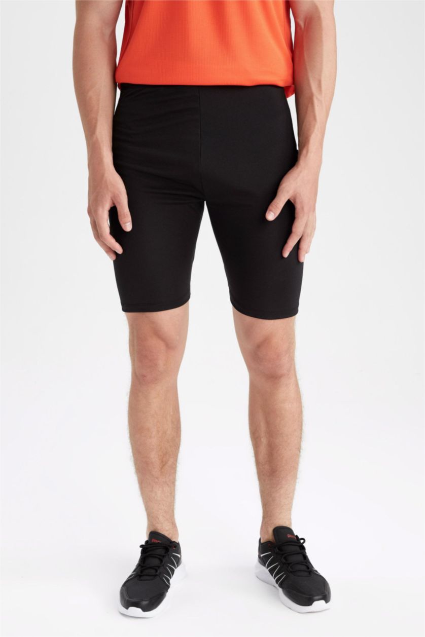 Erkek Siyah Sporcu Tayt