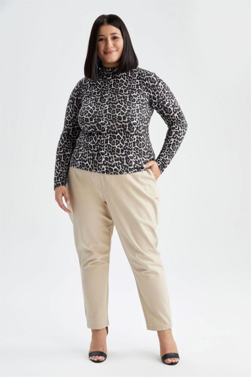 WOMAN Stone High Waist Mom Fit Trousers