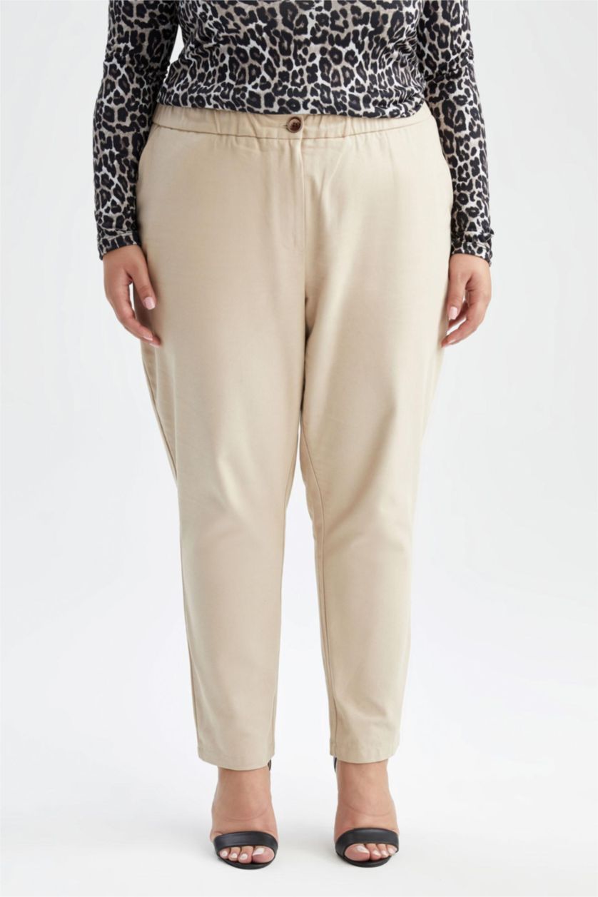 WOMAN Stone High Waist Mom Fit Trousers