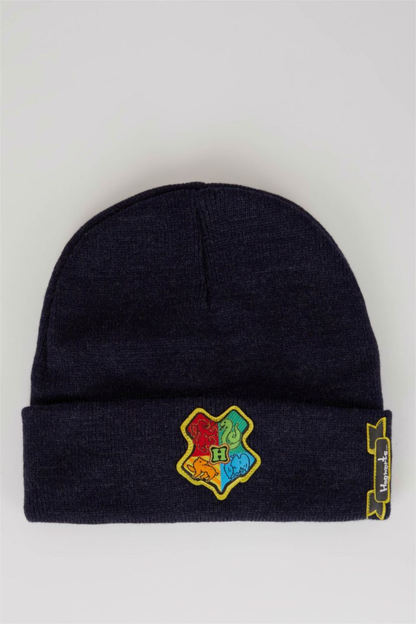 GARÇONS Bleu Bonnet en tricot Harry Potter pour garçon