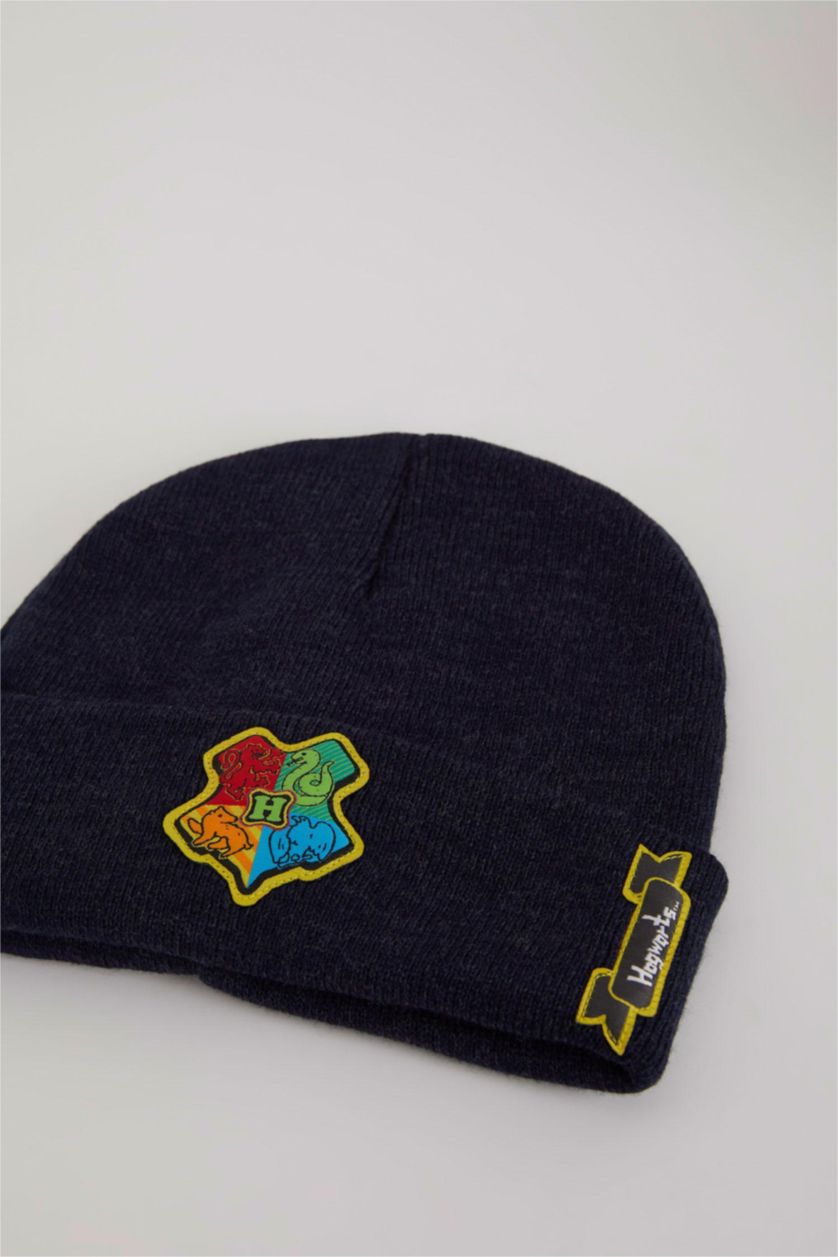 GARÇONS Bleu Bonnet en tricot Harry Potter pour garçon