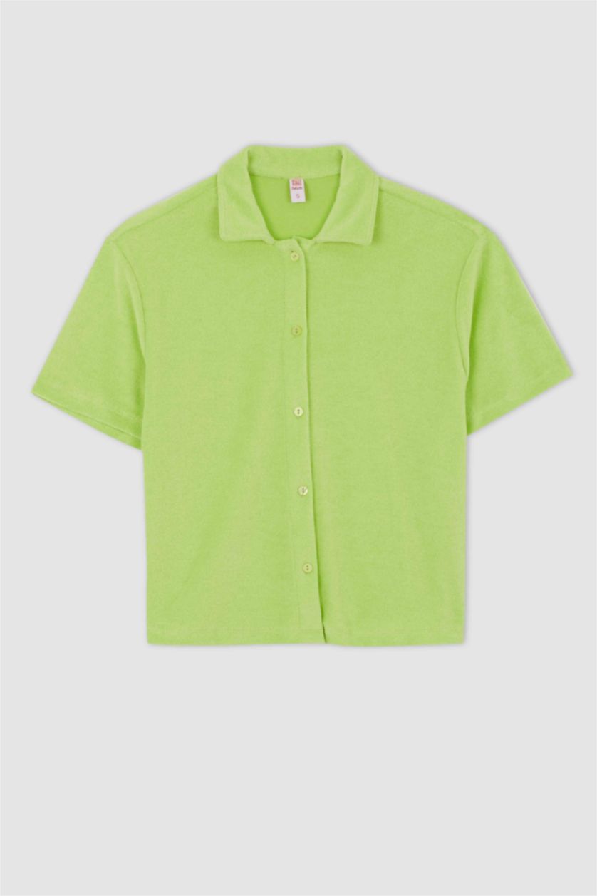 FEMME Vert Ensemble En Tricot Coton