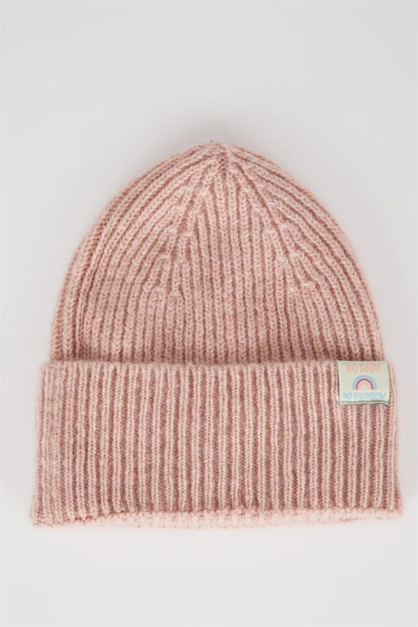 FILLES Rose Clair Bonnet d'hiver Fille