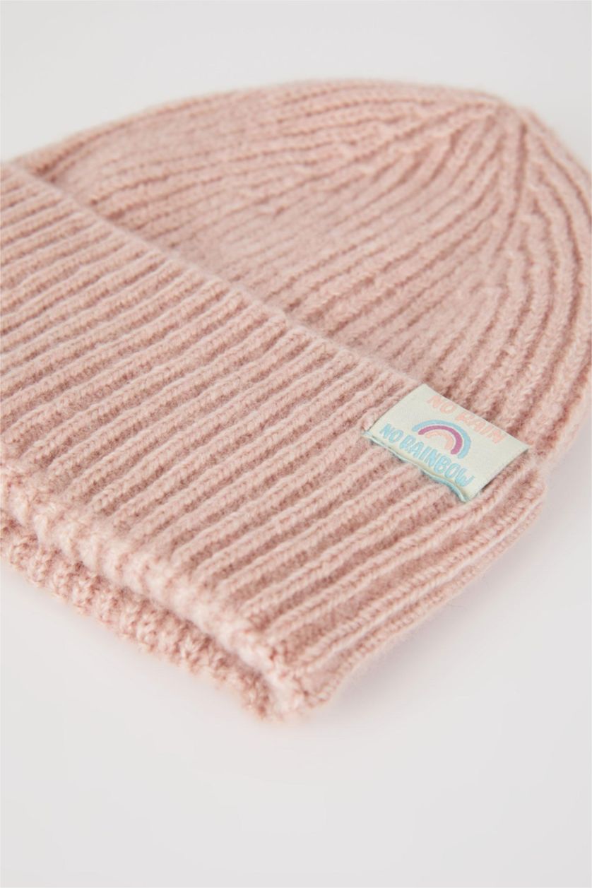 FILLES Rose Clair Bonnet d'hiver Fille