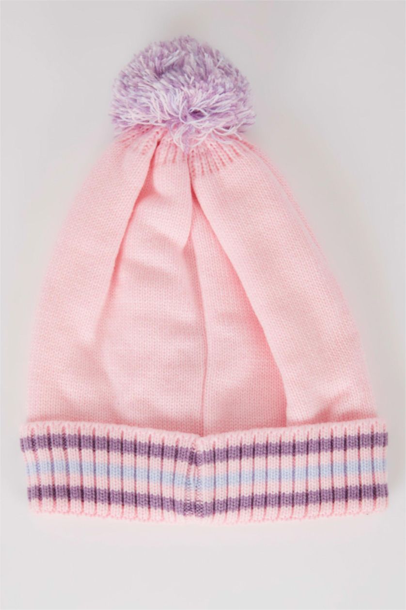 FILLES Violet Clair Bonnet d'hiver Unicorn Fille