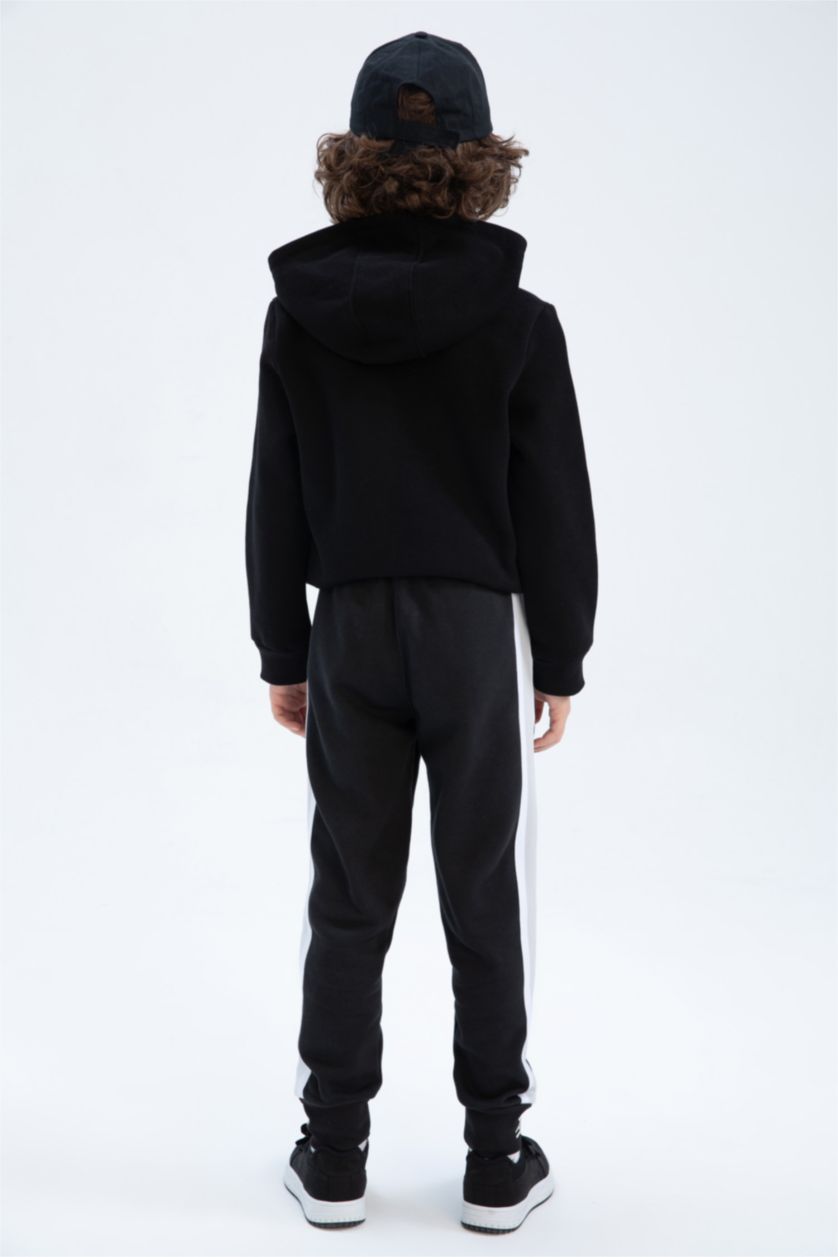 BOYS & TEENS Black Regular Fit Trousers