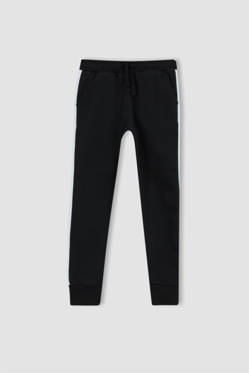 BOYS & TEENS Black Regular Fit Trousers