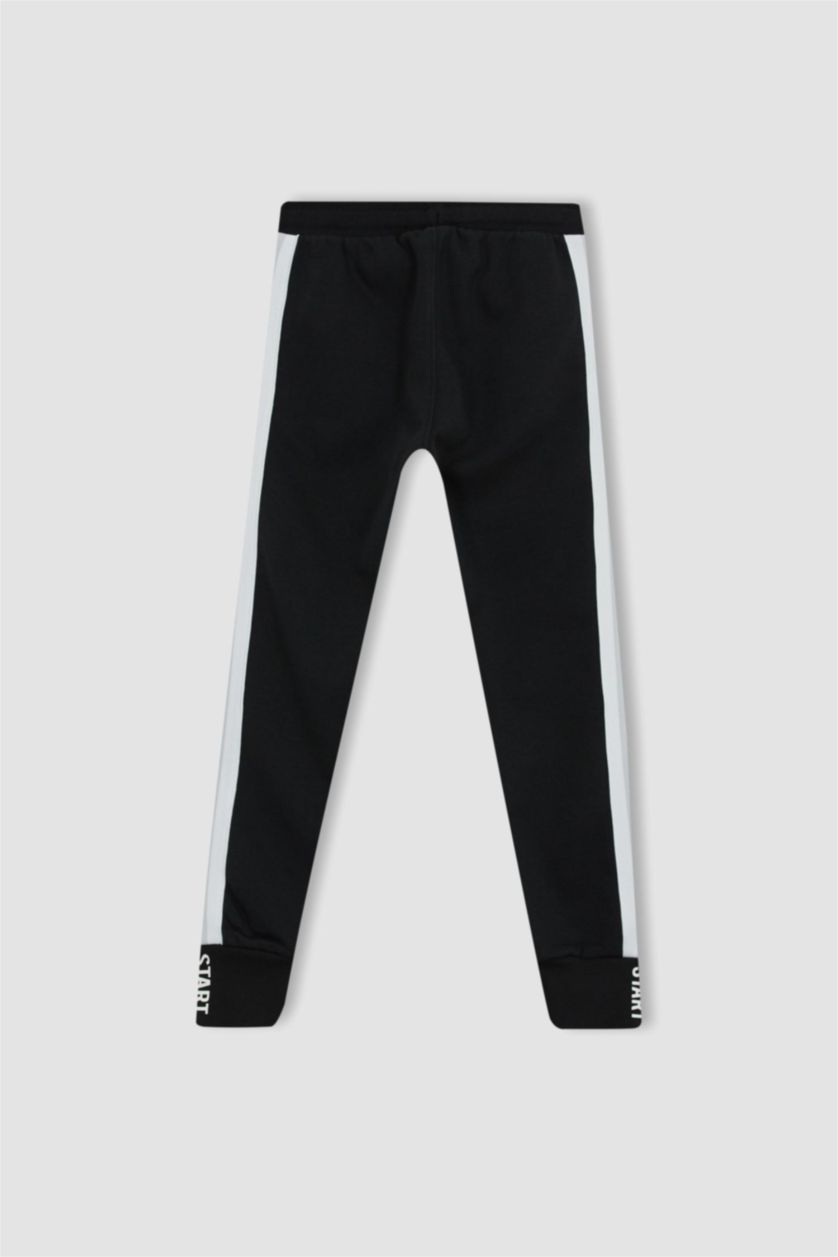 BOYS & TEENS Black Regular Fit Trousers