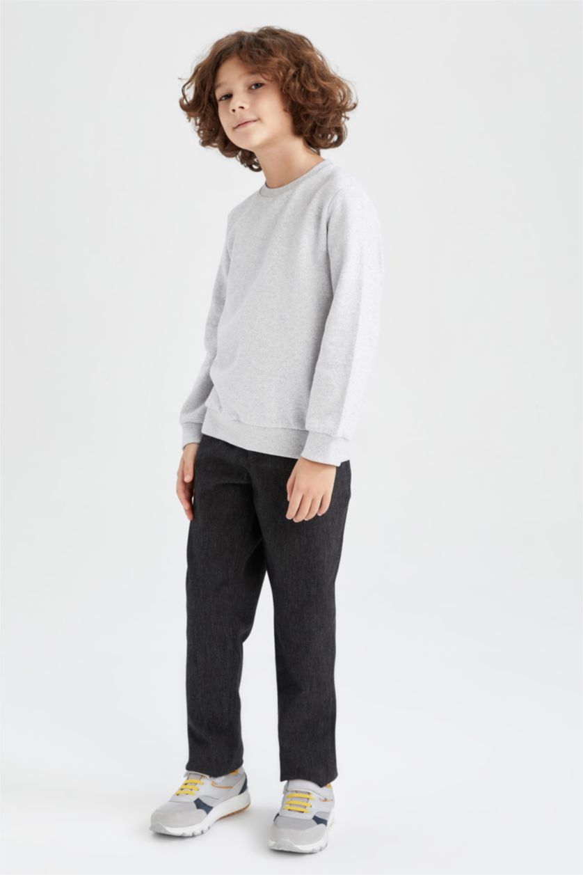 BOYS & TEENS Anthracite Boy Trousers
