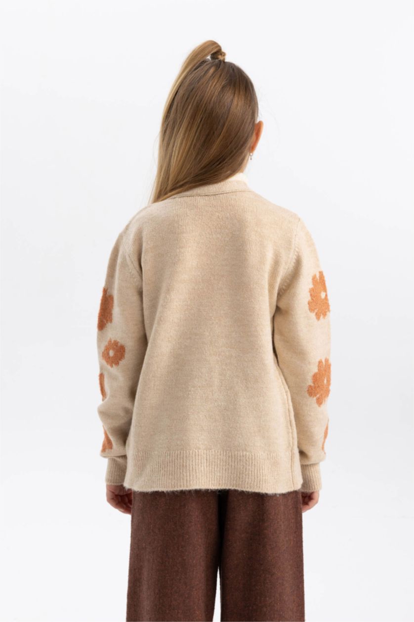 بنات ميلانج بيج كارديجان تريكو قصة عادية بياقة V