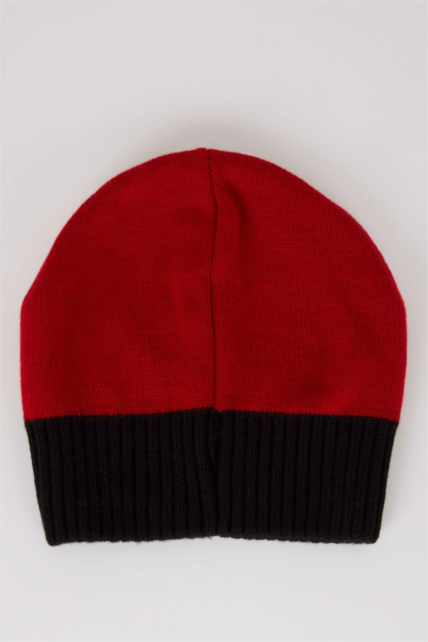 أولاد أحمر طقم وشاح و قبعة قطعتين من Spiderman