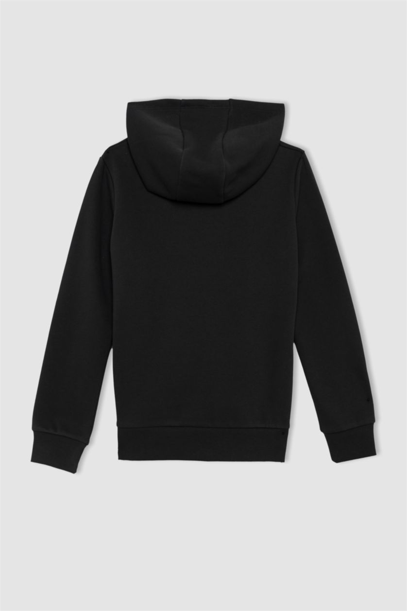 BOYS & TEENS Anthracite Regular Fit Licensed by Marvel Hooded Sweatshirt