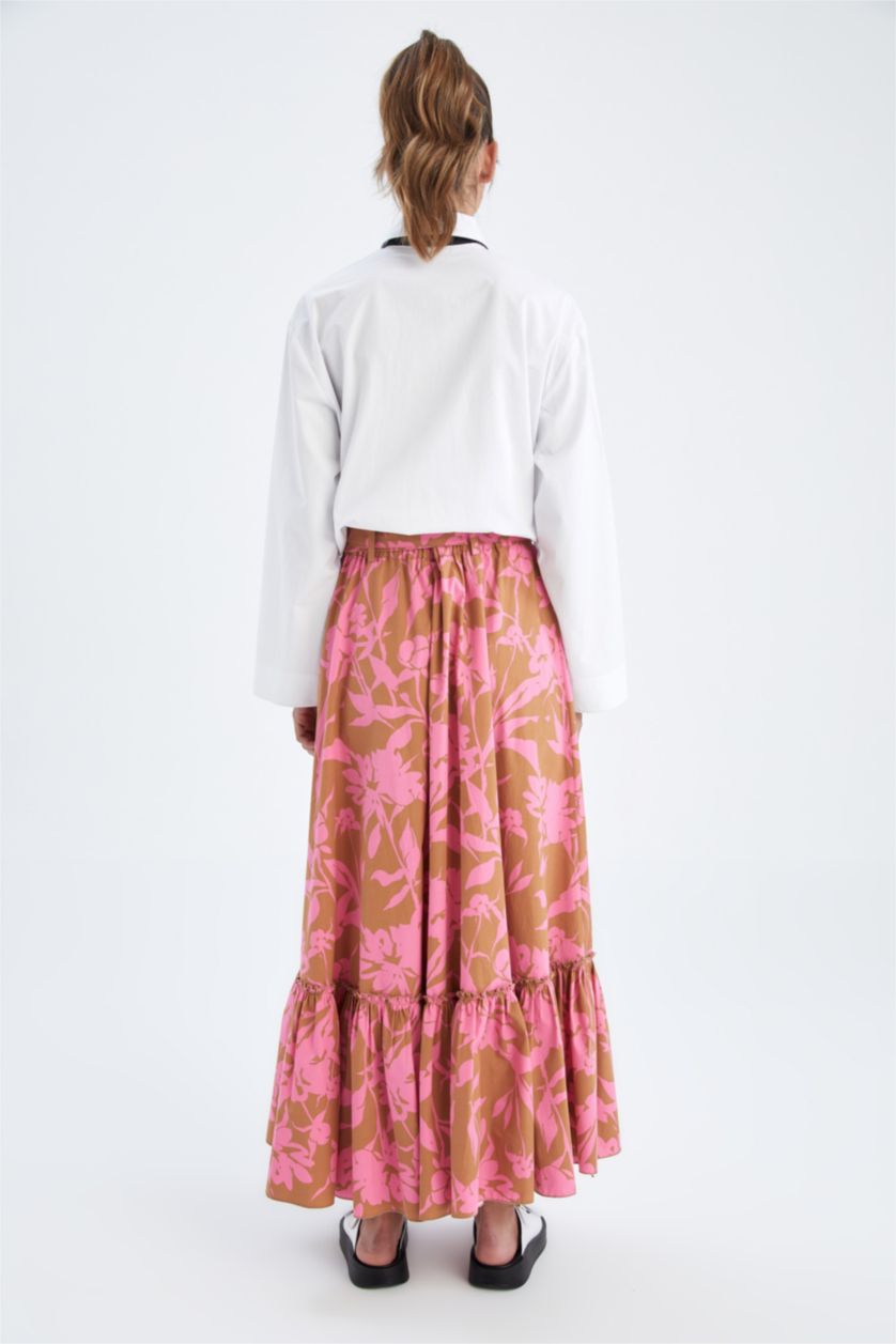 Woman Camel Relax Fit Maxi