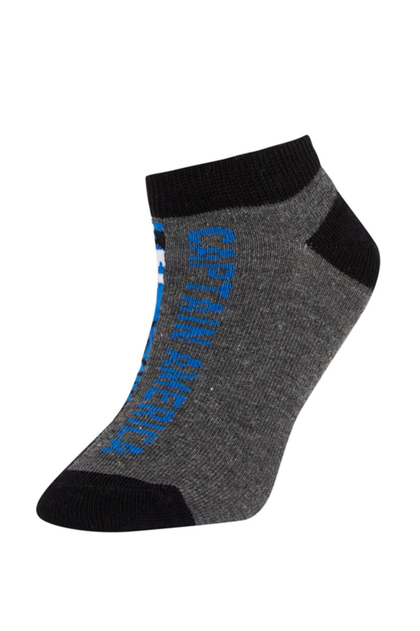 BOYS & TEENS MIXED Boys Marvel Avengers Cotton 3 Pack Booties Socks