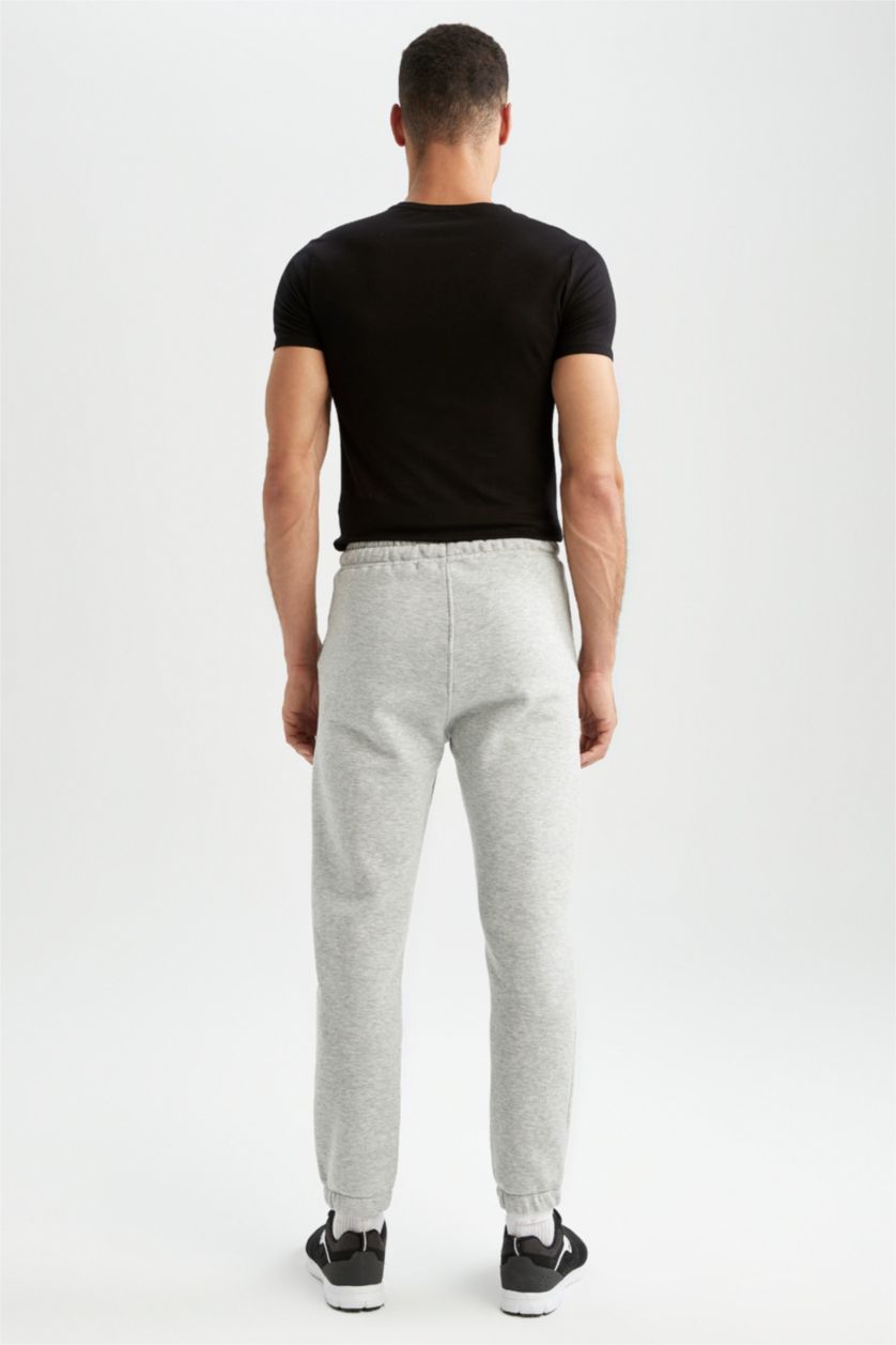 HOMME Gris Defacto Fit NBA Miami Heat sous licence Slim Fit Jogger