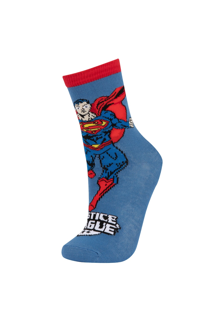 GARÇONS Karma Chaussettes Longues Coton 2 Justice League Garçon