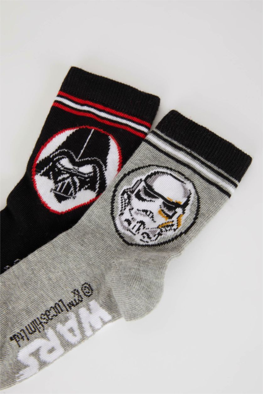 BOYS & TEENS Karma Boy Star Wars Cotton 2-Pack Long Socks