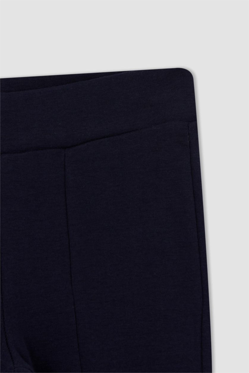 Kız Çocuk - Genç Kız Lacivert Kız Çocuk İspanyol Paça Ribana Eşofman