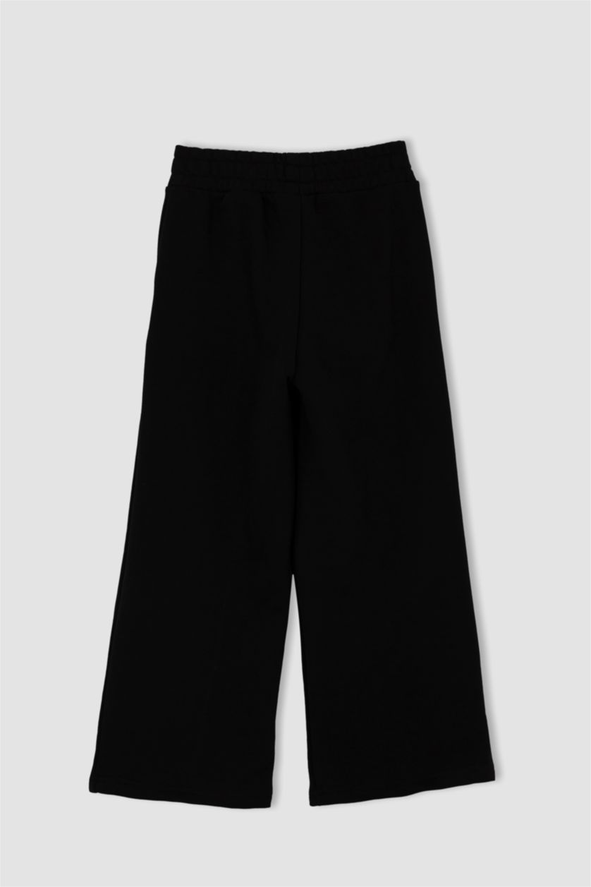 Девочки и подростки Черный Штаны свободного кроя для девочек