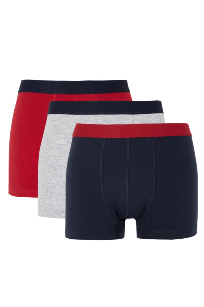 MAN Red Defacto Fit Regular Fit 3-pack Boxer