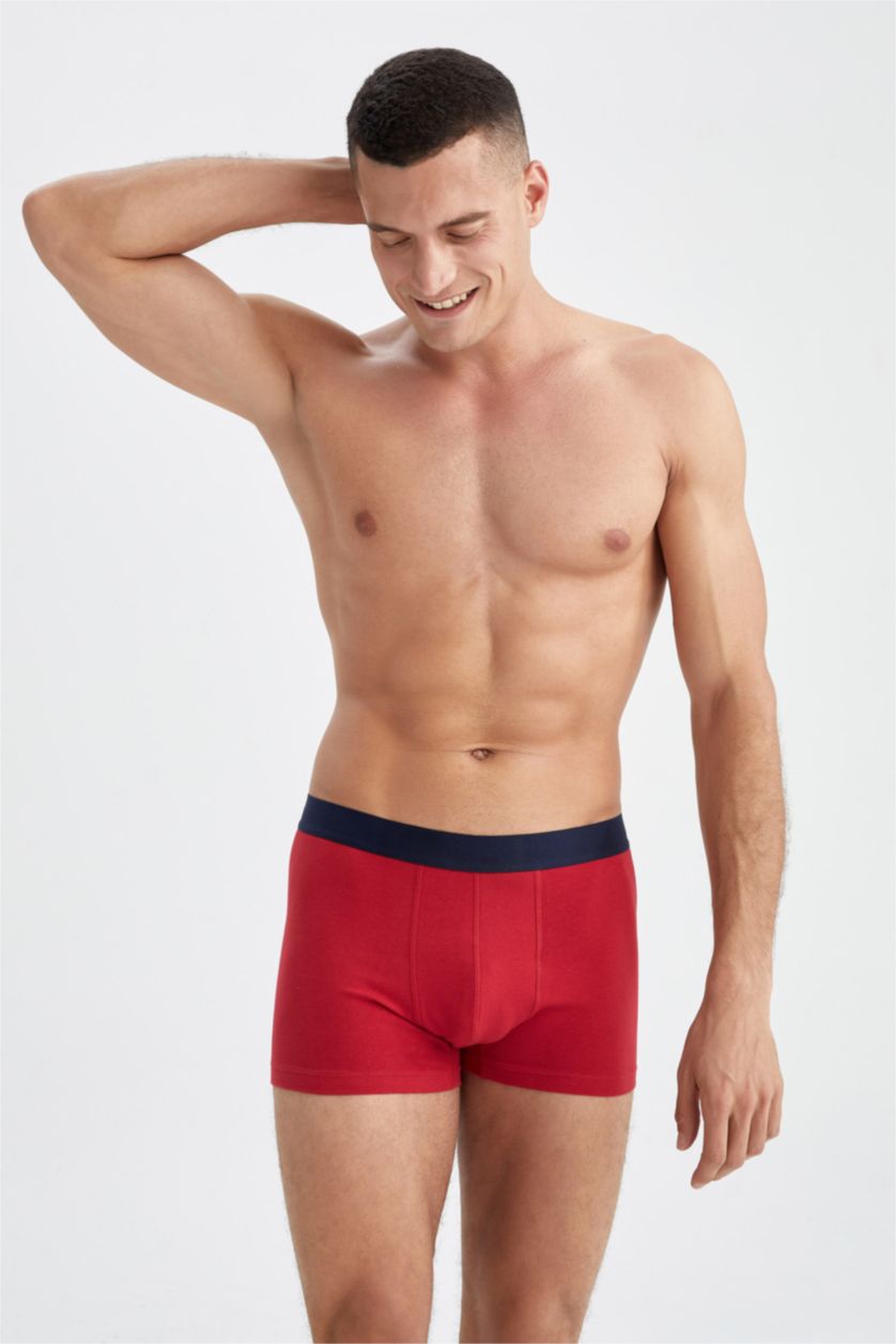 MAN Red Defacto Fit Regular Fit 3-pack Boxer