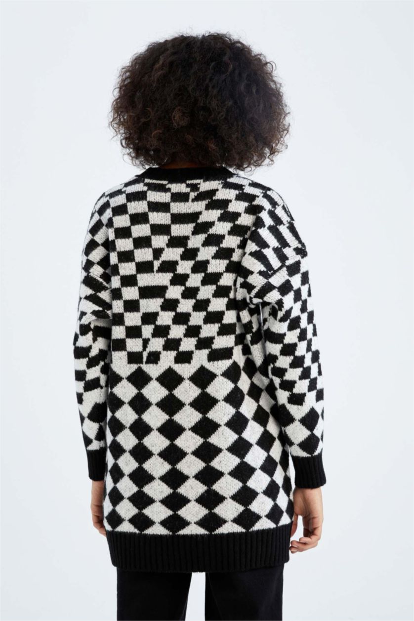 Женская Визон Туника стандартного кроя с круглым вырезом