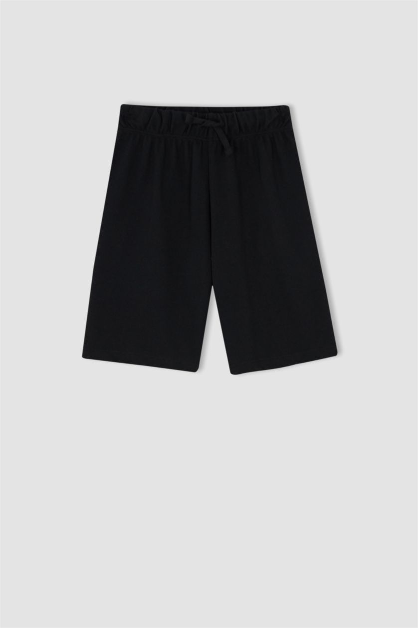 BOYS & TEENS Orange Boy Regular Fit Sleeveless Basketball Player Print Lounge Set