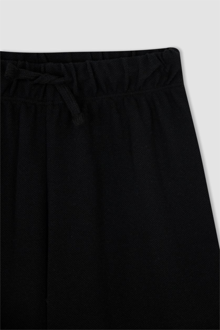 BOYS & TEENS Orange Boy Regular Fit Sleeveless Basketball Player Print Lounge Set