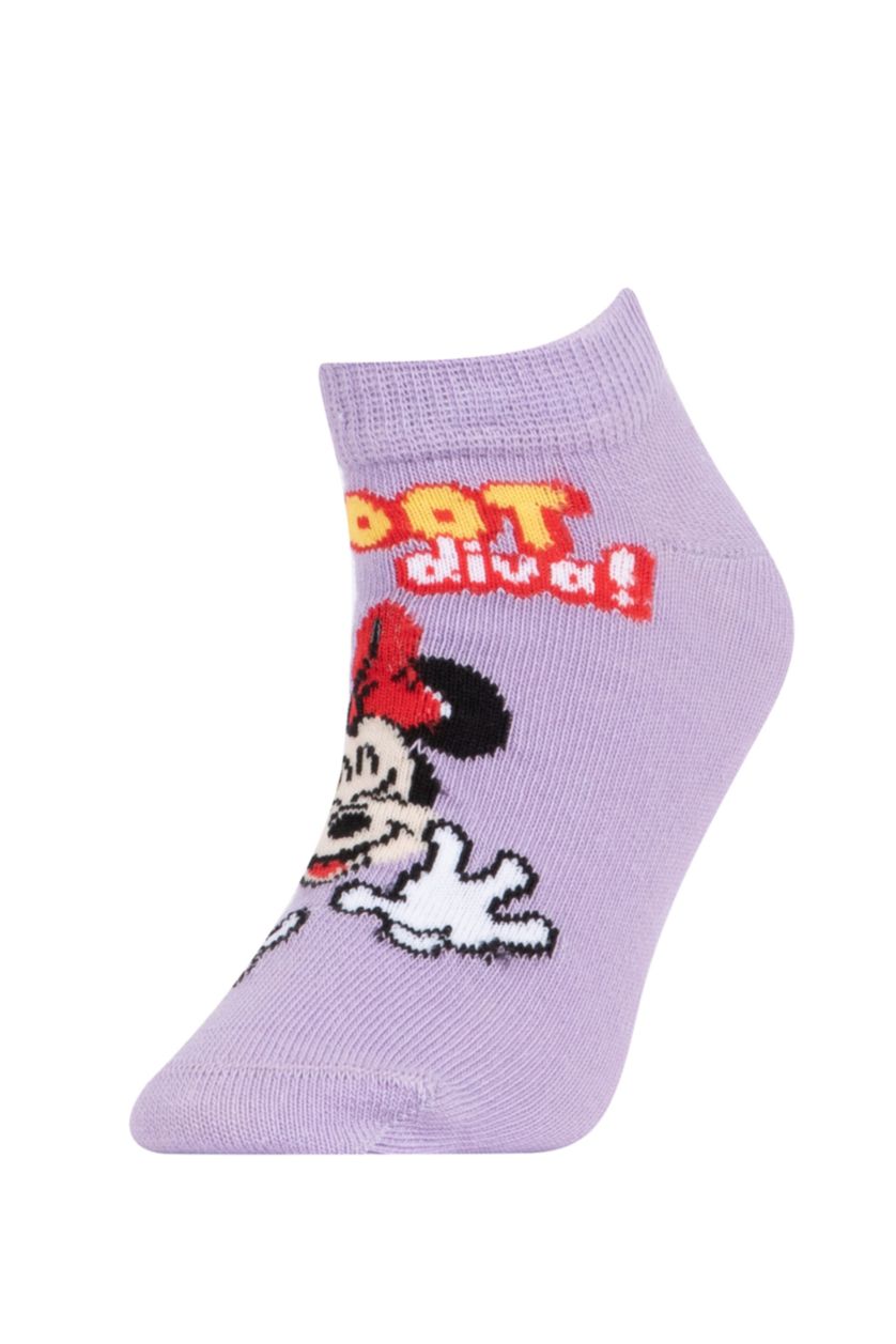GIRLS & TEENS Karma Girl Mickey & Minnie Licensed 3 piece Short Socks