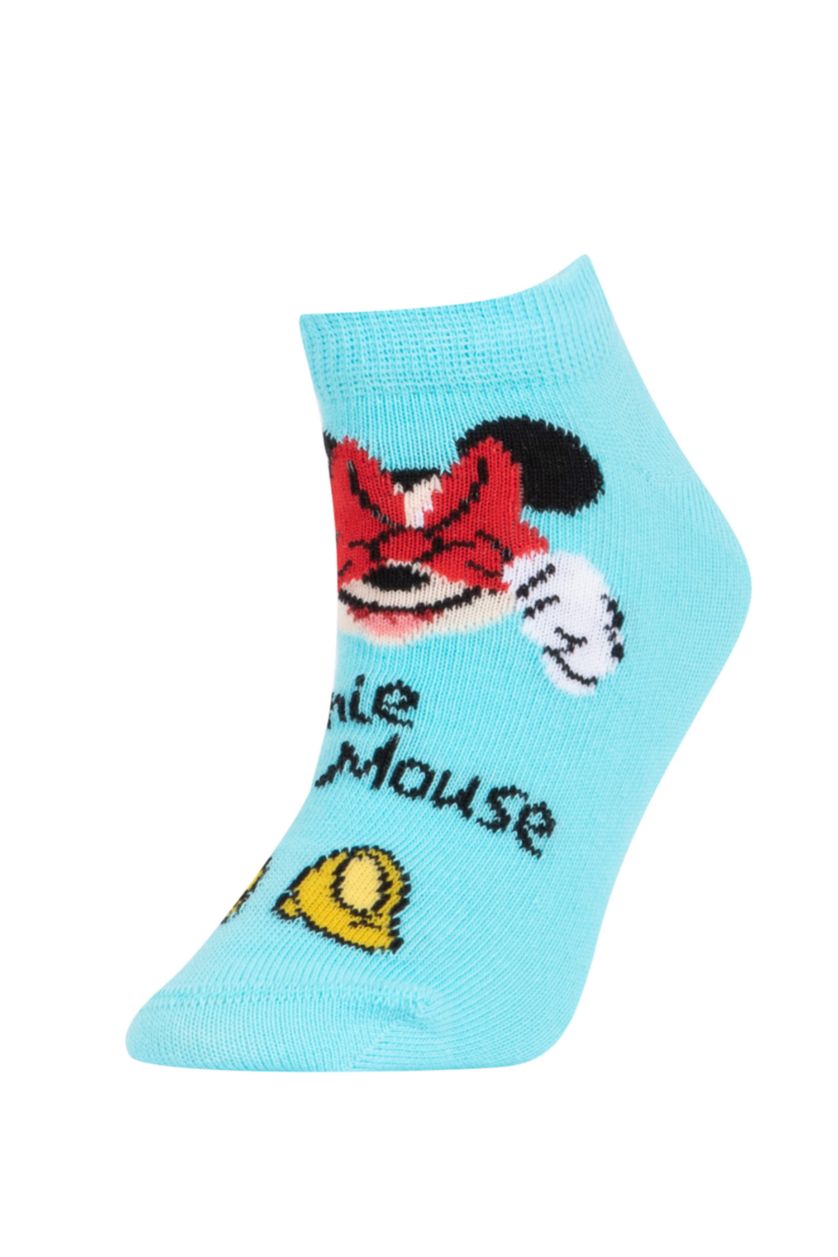 GIRLS & TEENS Karma Girl Mickey & Minnie Licensed 3 piece Short Socks